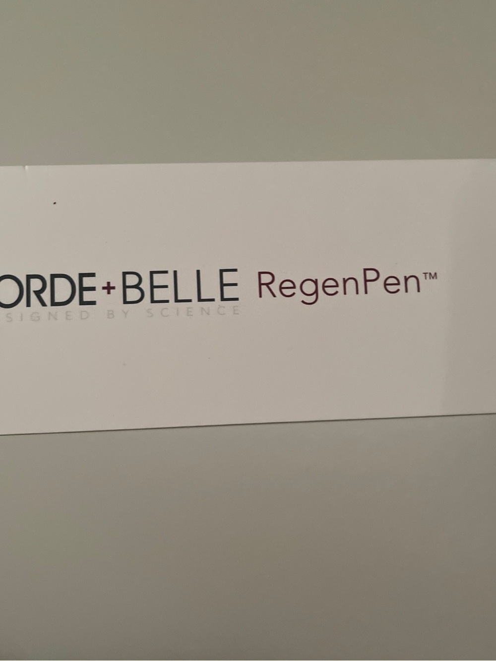 Jorde + Belle RegenPen - White Box with Burgundy Logo